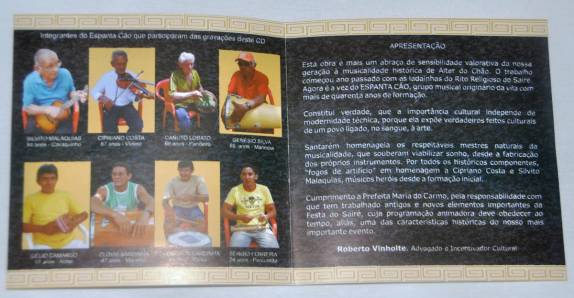 CD do Espanta Cão. presente do Seu Camargo